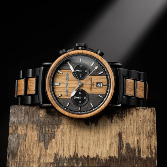 Original Grain Other - Original Grain Whiskey Black Chrono Watch